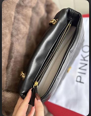 Torbe: Pinko torba – model sa prepoznatljivim Love Birds okovom - Materijal — 7