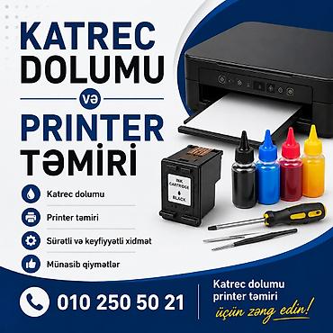 printer qiymətləri: 🖨️ KATRİC DOLUMU VƏ PRİNTER TƏMİRİ 🛠️ ✅ Qara və rəngli kartriclərin — 1
