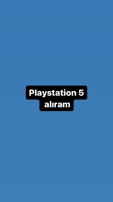 PS5 (Sony PlayStation 5): Zəng vəya Whatsapp vasitəsilə əlaqə saxlaya bilərsiz. Münasib qiymət
