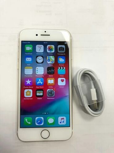 apple qulaqciq: IPhone 7, 256 GB, White Titanium, Barmaq izi