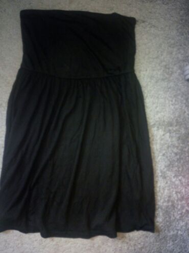 haljina m viscose elastane: L (EU 40), color - Black, Without sleeves