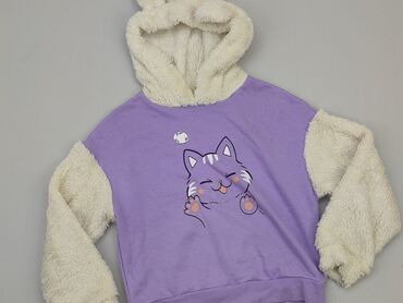 puchaty sweterek dla dziewczynki: Світшот, 9 р., 128-134 см, стан - Хороший
