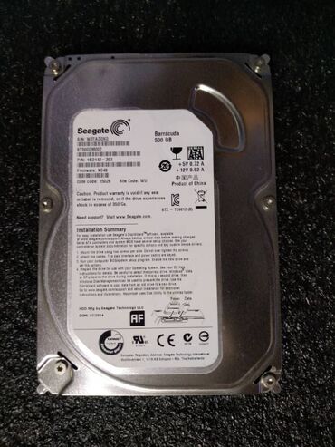 жесткий диск 250 гб: Маалымат алып жүрүүчү, Колдонулган, Seagate, HDD, 512 ГБ, 3.5", ПК үчүн