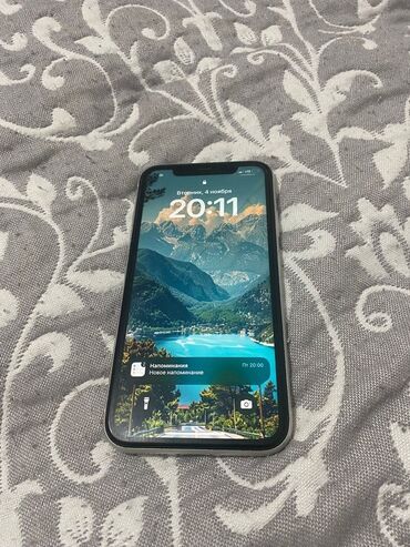 iphone 8 цена в бишкеке цум: IPhone 11, Колдонулган, 64 ГБ, Ак, Коргоочу айнек, 80 %
