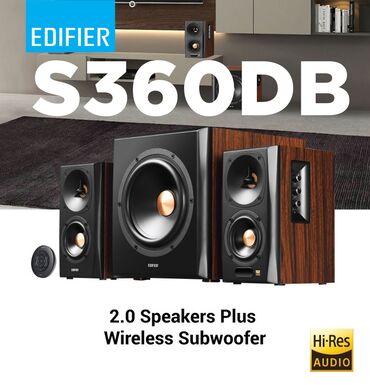 новые холодильники: Edifier S360 DB 155wt, Беспроводной сабвуфер Планарный Твиттер