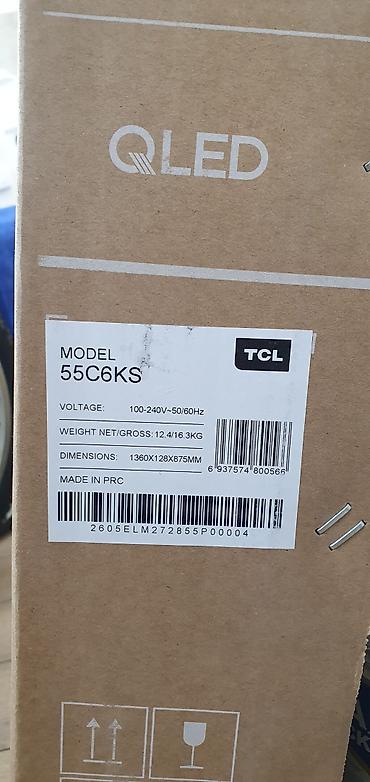 tcl c6k: Телевизор TCL 55C6KS, QLED, 55" QD-MiniLED Основные особенности: - — 2