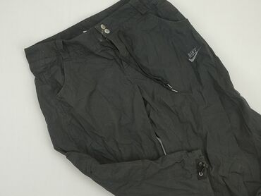 białe spodnie joggery damskie: Nike, L (EU 40), condition - Good