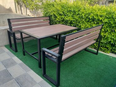 Mətbəx mebeli: Sənaye üslubunda metal-taxta mebel dəsti və fərdi hazırlanma xidməti — 20