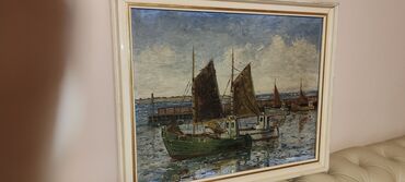 Stilske umetničke slike: Slika ulje na platnu potpisana Carl rasmussen 48x37 — 7