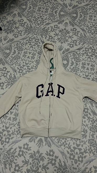 Толстовка на молнии GAP с капюшоном. - Цвет: бежевый (молочный). -