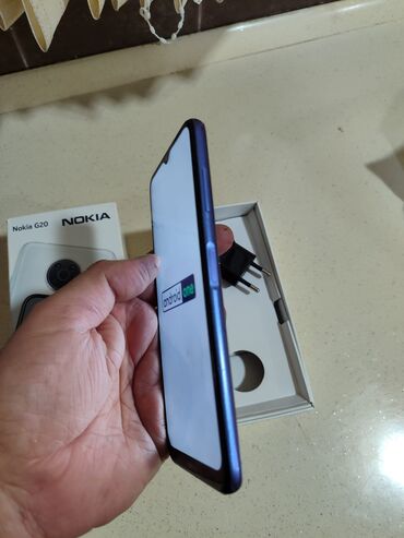 nokia 6210: Nokia G20, 64 GB, rəng - Göy, Sensor, İki sim kartlı