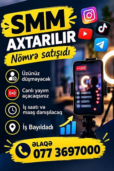 Marketinq, Reklam və PR: SMM menecer tələb olunur — 1