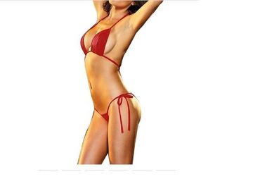 Swimsuits: Single-colored, color - Red