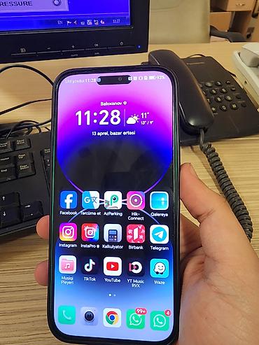 telefonlae: Honor X8b, 128 GB, rəng - Yaşıl, Barmaq izi, Face ID — 3