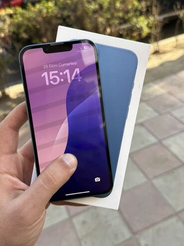 кнопочные телефоны в баку: IPhone 13, 128 ГБ, Голубой, Face ID