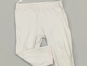 białe legginsy 3 4: Legginsy, C&A, 6-9 m, stan - Zadowalający