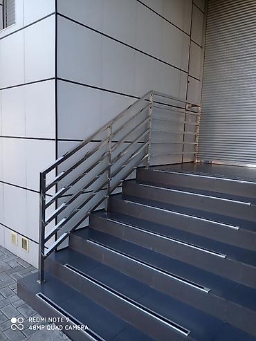 Обшивка лестниц: Перила Ограждения нержавейка хром Ограждения для лестниц из — 1