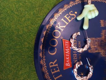 Sırğalar: Gümüş rəngli hörgü naxışlı halqa sırğalar - Model: qalın, burma/hörgü — 6