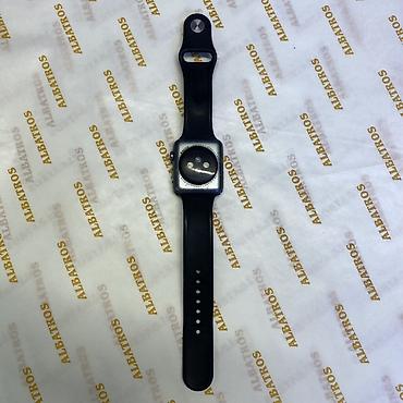 ipod mp3 player: Apple Watch 3 qara silikon kəmərli smart saat. Xüsusiyyətlər: - — 2