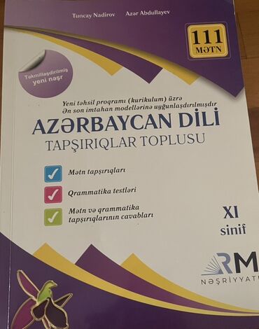 Ədəbiyyat: Azərbaycan dili RM 111 mətn