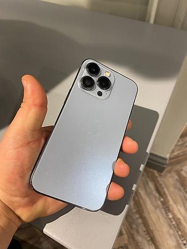 iphone satilir: IPhone 13 Pro, 128 GB, Blue Titanium, Simsiz şarj, Face ID — 1