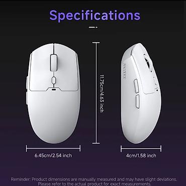 Аксессуары для ПК: Yeni NACODEX NJ11 Kablosuz Gaming Mouse (Tri-Mode, 12800 DPI, 61g) - — 7