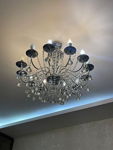 Ev üçün dekor: Çılçıraq, 10 və daha çox lampa — 3