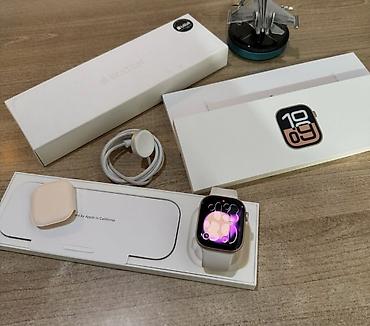 iphone az: Salam Apple watch 10 cu seria 46 mm 100 pildir rose gold saat — 1