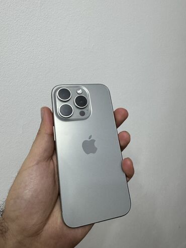 iphone xr цена в бишкеке бу: IPhone 15 Pro, Б/у, 256 ГБ, Natural Titanium, Защитное стекло, Чехол, Кабель, 96 %