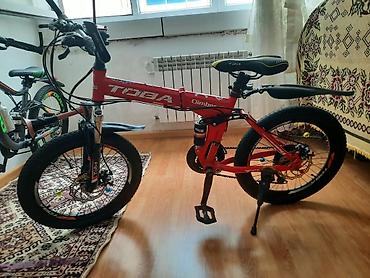 disk velosiped: SATILIR Toba Climber qatlanan dağ velosipedi - Rəng: qırmızı - — 1