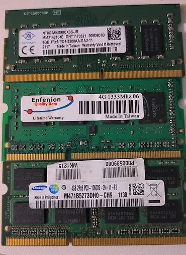 Operativ yaddaş (RAM): Məhsul: RAM modul dəsti Noutbuk üçün: -NANYA 8GB, DDR4, (PC4-3200) - — 1