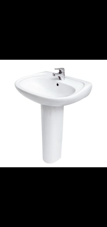 шкафы для ванн: Тумба для ванны, С раковиной, Другой материал, цвет - Белый