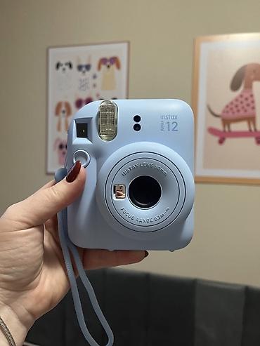ayfon 4 s: Fujifilm Instax mini 12 – ani fotoaparat - Rəng: açıq mavi (pastel — 1