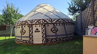 Аренда юрт: Аренда юрты, Каркас Деревянный, 75 баш, Стол, С полом, Самовар — 11