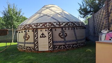 Аренда юрт: Аренда юрты, Каркас Деревянный, 75 баш, Казан, Стулья, С полом — 8