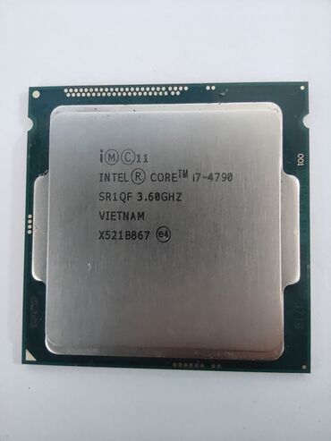 i7 4790k prosessor: Prosessor Intel Core i7 4790, 3-4 GHz, 4 nüvə, İşlənmiş