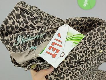 leopard jeans: Spodnie materiałowe damskie, rozmiar S — 4