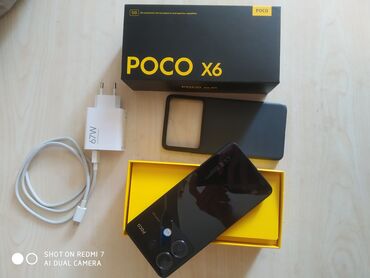 samsung a12s qiymeti: Poco X6, 256 GB, rəng - Qara, Barmaq izi
