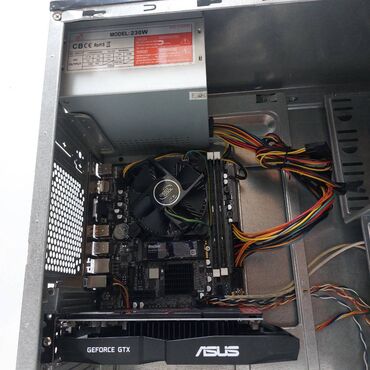 Masaüstü kompüterlər və iş stansiyaları: Oyun üçün Kompüter "Gaming Core i5 4570 GTX1050 2GB 256GB NVME” ⭐Tək — 8