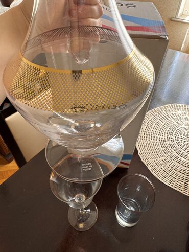 Nahar dəstləri və servizlər: Nahar dəsti, Xrustal, 12 nəfərlik, Türkiyə — 6