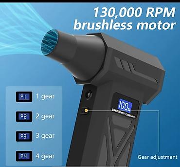сжатый воздух: Мощный электрический воздуходув Air Duster P70 вес 160 грамм батарея — 2