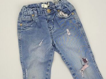 zara baggy jeans: Spodnie jeansowe, Zara, 2-3 lat, 98, stan - Dobry