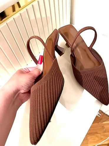 Tuflilər: Tuflilər, Zara, Ölçü: 37, rəng - Qəhvəyi, Yeni — 2