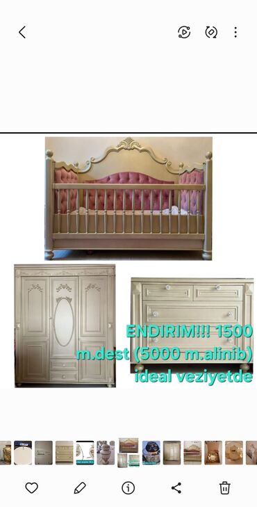 Digər uşaq mebeli: Uşaq ücün dest ( mdf şpon),ideal veziyetde,1 il işlenib,cox baha