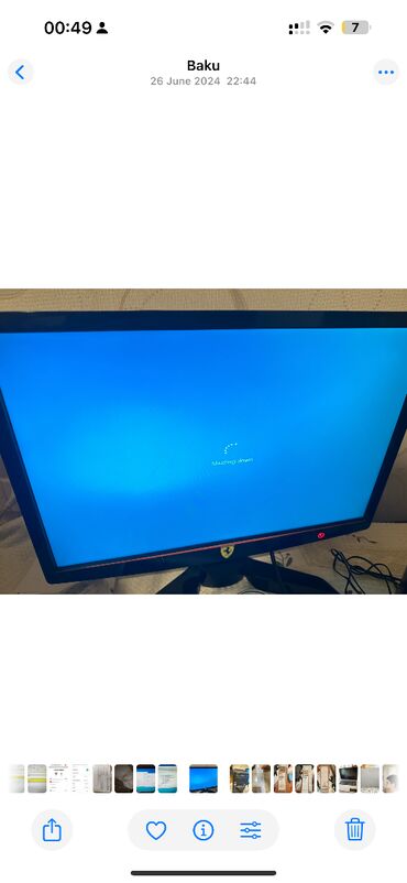 Планшеты: Normal veziyetde monitor satilir problemsiz. Pul lazım oldugu ucun