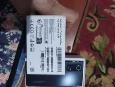 редми 12: Xiaomi, Redmi Note 12 Pro 5G, Б/у, 256 ГБ, цвет - Серый, 2 SIM