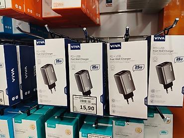 tesla charger: VIVA PD + USB Fast Wall Charger – 25W sürətli telefon adapteri — 3