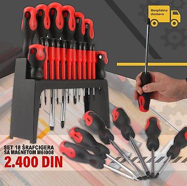 poklon za decka: Set 18 šrafcigera sa magnetom M61008 - Komplet sadrži 18 različitih — 1