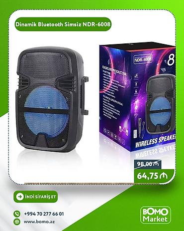 alisa dinamik: 🔥 Dinamik Portativ Bluetooth Simsiz NDR-6008 ✅ Marka: No Brand ✅ — 1