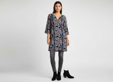sukienka z bufiastymi rękawami h m: H&M Divided, Сукня жіноча, розмір L